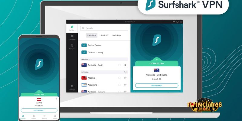 Surfshark VPN – Ẩn địa chỉ IP tốt