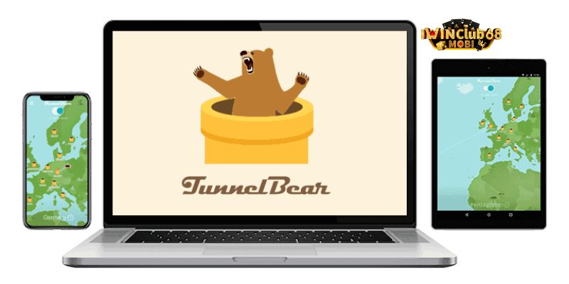 TunnelBear VPN – Ẩn IP thật bằng IP giả